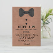 Ihr Service als Trauzeuge-Anfrage Einladung (Stehend Vorderseite)