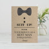 Ihr Service als Trauzeuge-Anfrage Einladung (Stehend Vorderseite)