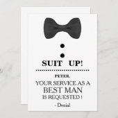 Ihr Service als Trauzeuge-Anfrage Einladung (Vorne/Hinten)