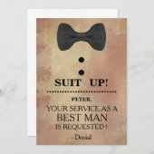 Ihr Service als Trauzeuge-Anfrage Einladung (Vorne/Hinten)