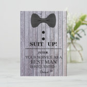 Ihr Service als Trauzeuge-Anfrage Einladung (Stehend Vorderseite)