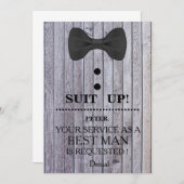 Ihr Service als Trauzeuge-Anfrage Einladung (Vorne/Hinten)