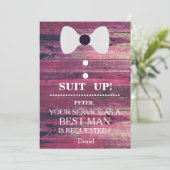 Ihr Service als Trauzeuge - Aufforderung Einladung (Stehend Vorderseite)