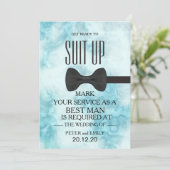 Ihr Service als Trauzeuge Einladung (Stehend Vorderseite)