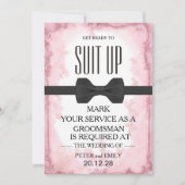 Ihr Service als Trauzeuge Einladung (Vorderseite)