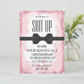 Ihr Service als Trauzeuge Einladung (Stehend Vorderseite)