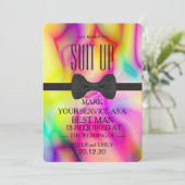 Ihr Service als Trauzeuge Einladung (Stehend Vorderseite)