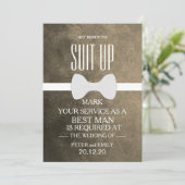 Ihr Service als Trauzeuge Einladung (Stehend Vorderseite)