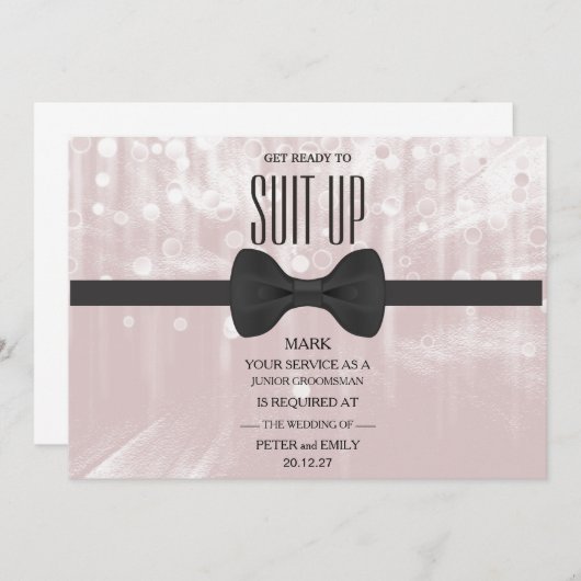Ihr Service als Trauzeuge Einladung (Vorne/Hinten)