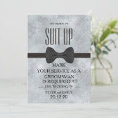 Ihr Service als Trauzeuge Einladung (Stehend Vorderseite)