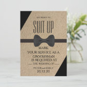 Ihr Service als Trauzeuge Einladung (Stehend Vorderseite)