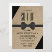 Ihr Service als Trauzeuge Einladung (Vorne/Hinten)