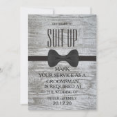 Ihr Service als Trauzeuge Einladung (Vorderseite)