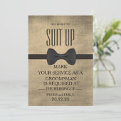 Ihr Service als Trauzeuge Einladung (Stehend Vorderseite)