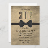 Ihr Service als Trauzeuge Einladung (Vorne/Hinten)