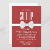 Ihr Service als Trauzeuge Einladung (Vorne/Hinten)
