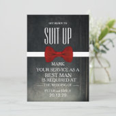 Ihr Service als Trauzeuge Einladung (Stehend Vorderseite)