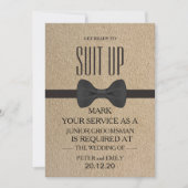 Ihr Service als Trauzeuge Einladung (Vorderseite)