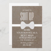 Ihr Service als Trauzeuge Einladung (Vorne/Hinten)