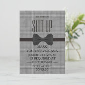 Ihr Service als Trauzeuge Einladung (Stehend Vorderseite)