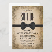 Ihr Service als Trauzeuge Einladung (Vorne/Hinten)
