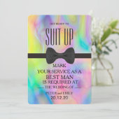 Ihr Service als Trauzeuge Einladung (Stehend Vorderseite)