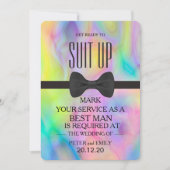 Ihr Service als Trauzeuge Einladung (Vorderseite)