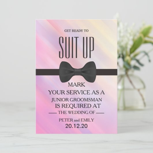 Ihr Service als Trauzeuge-Einladung Einladung (Stehend Vorderseite)