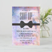 Ihr Service als Trauzeuge-Einladung Einladung (Stehend Vorderseite)