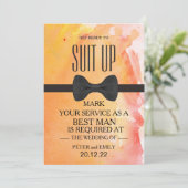 Ihr Service als Trauzeuge-Einladung Einladung (Stehend Vorderseite)