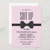 Ihr Service als Trauzeuge-Einladung Einladung (Vorne/Hinten)