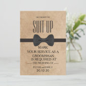 Ihr Service als Trauzeuge-Einladung Einladung (Stehend Vorderseite)
