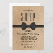 Ihr Service als Trauzeuge-Einladung Einladung (Vorne/Hinten)