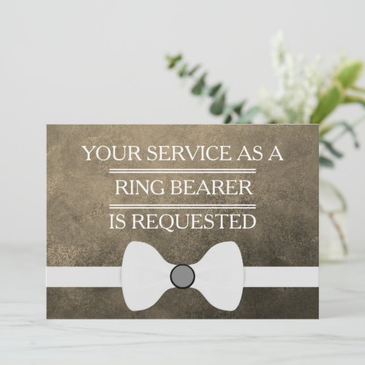 Ihr Service als Trauzeuge Ring Beyer Anfrage Einladung (Stehend Vorderseite)