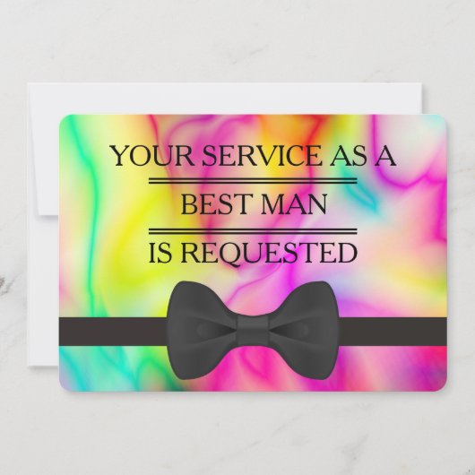 Ihr Service als Trauzeuge-Trauzeuge-Anfrage Einladung (Vorderseite)