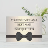 Ihr Service als Trauzeuge-Trauzeuge-Anfrage Einladung (Stehend Vorderseite)