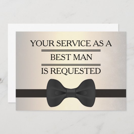 Ihr Service als Trauzeuge-Trauzeuge-Anfrage Einladung (Vorne/Hinten)