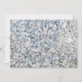 Ihr Service wird als Trauzeuge Granite angefordert Einladung (Rückseite)
