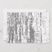 Ihr Service wird als Trauzeuge Holz angefordert Einladung (Rückseite)