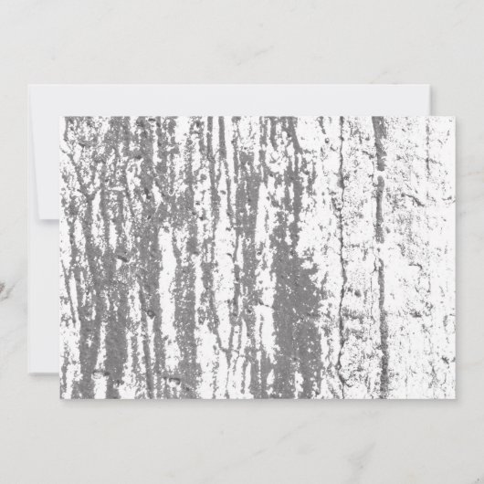 Ihr Service wird als Trauzeuge Holz angefordert Einladung (Rückseite)