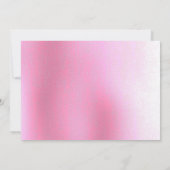 Ihr Service wird als Trauzeuge Pink Blur angeforde Einladung (Rückseite)