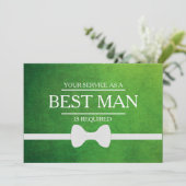 Ihr Service wird als Trauzeuge Trauzeuge angeforde Einladung (Stehend Vorderseite)