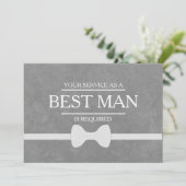 Ihr Service wird als Trauzeuge-Trauzeuge in Einladung (Stehend Vorderseite)