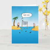 Ihr Servoschark-Volleyball-Blank im Inneren Karte (Gelbe Blume)