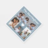 Ihr Set für Fotos, Text & Untersetzer Serviette (Ecke)