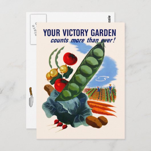 Ihr Siegesgarten Postkarte (Vorne/Hinten)