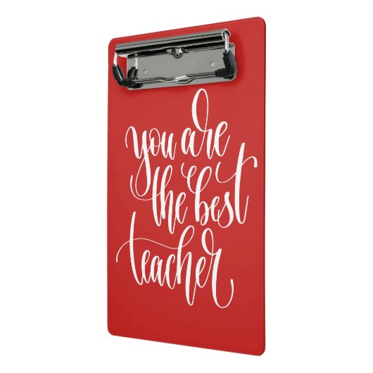 Ihr sind der beste Lehrer Mini Klemmbrett (Gewinkelt2)