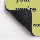 Ihr, sind Sie Mousepad (Ecke)