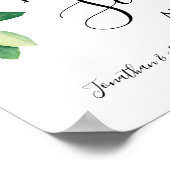 Ihr Sitzplatz wartet auf Hochzeitsempfang Lemons u Poster (Ecke)