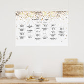 Ihr Sitzplatz wartet, STARS-SITZENCHARTA, ALPHA Poster (Küche)